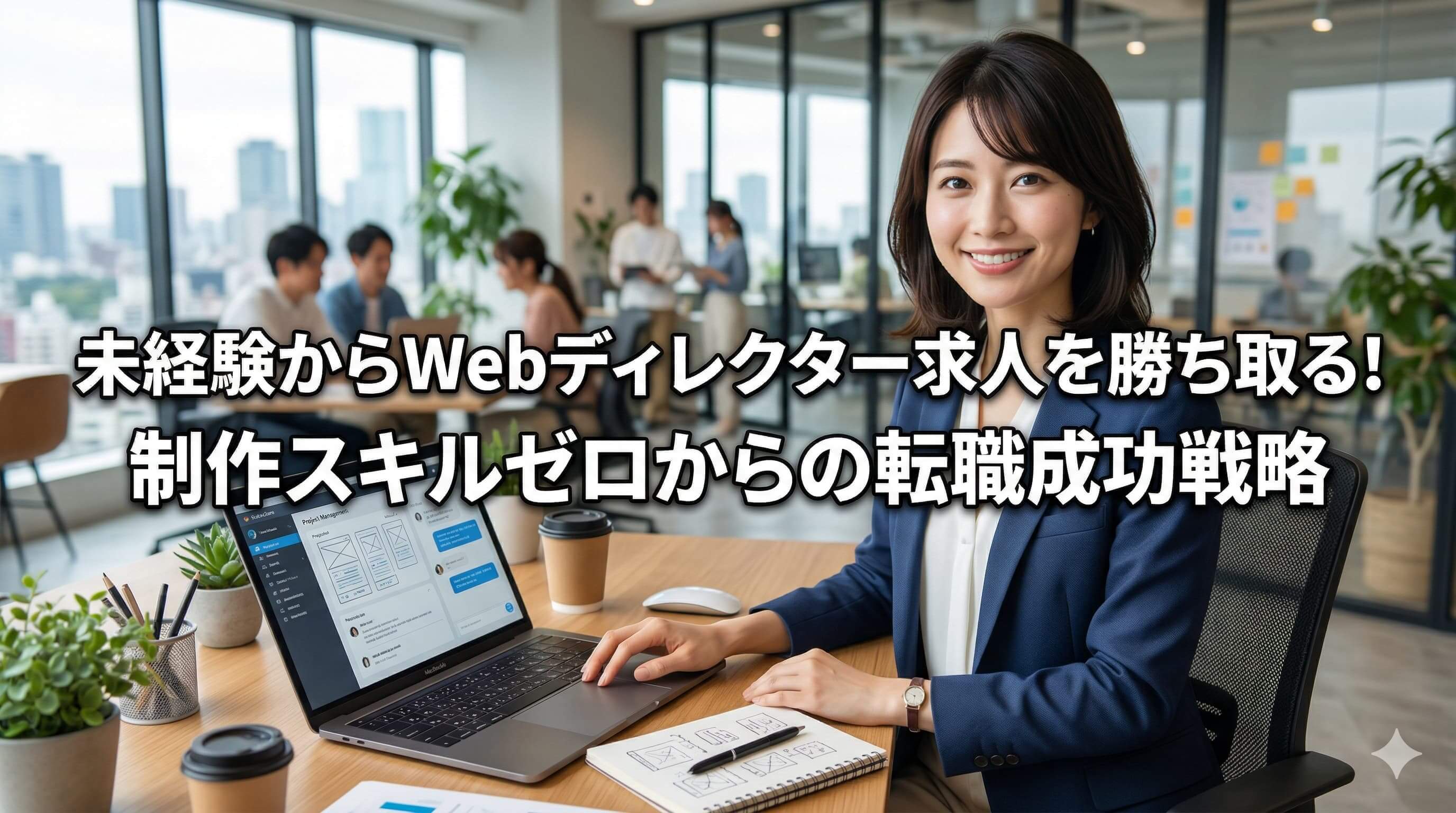未経験からWebディレクター求人を勝ち取る