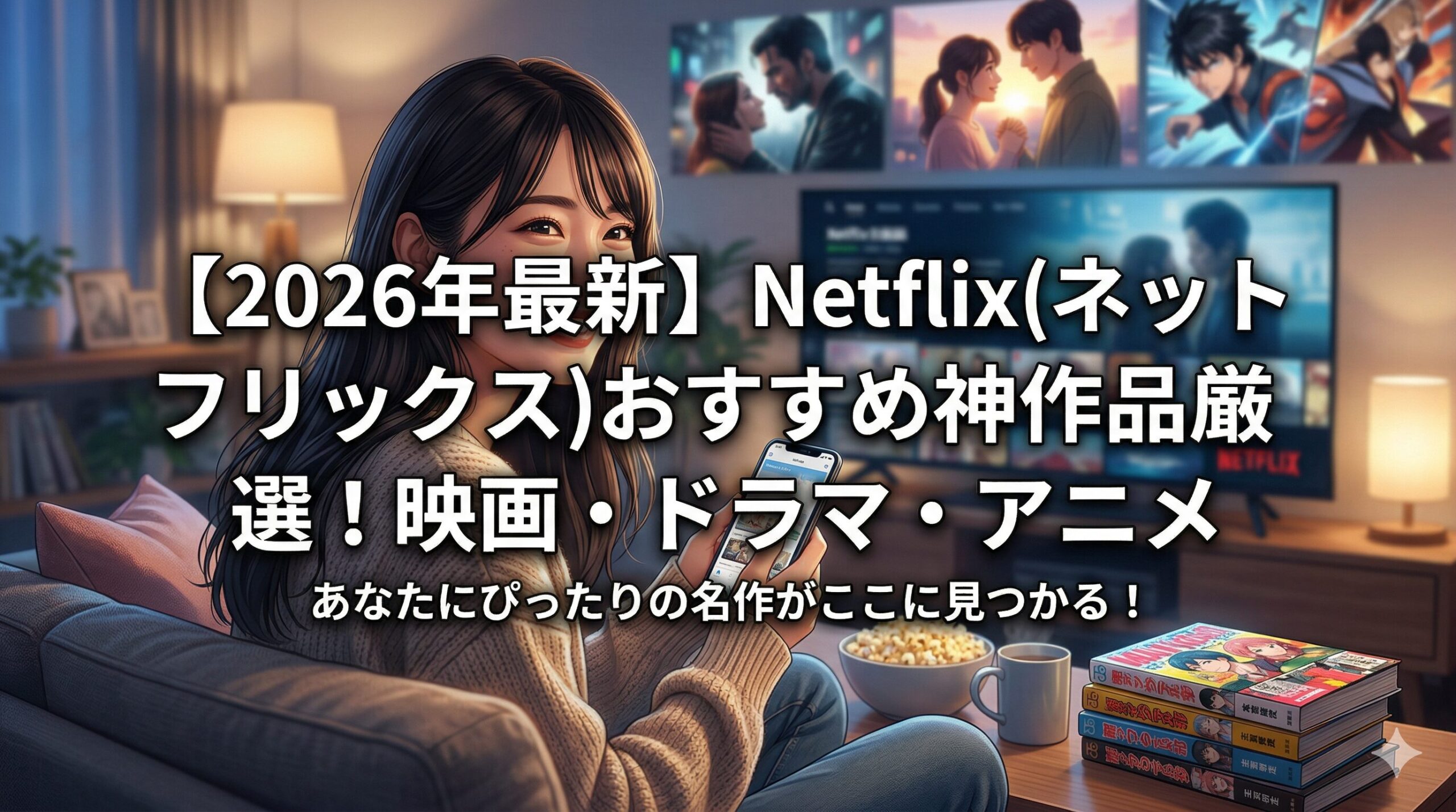 【2026年最新】Netflix(ネットフリックス)おすすめ神作品厳選