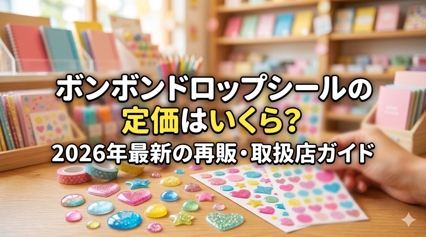 ボンボンドロップシールの定価