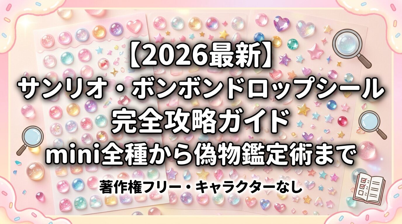サンリオ・ボンボンドロップシール