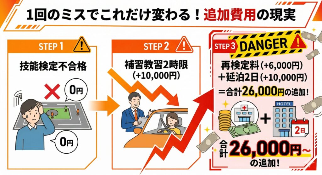 追加料金の落とし穴図解