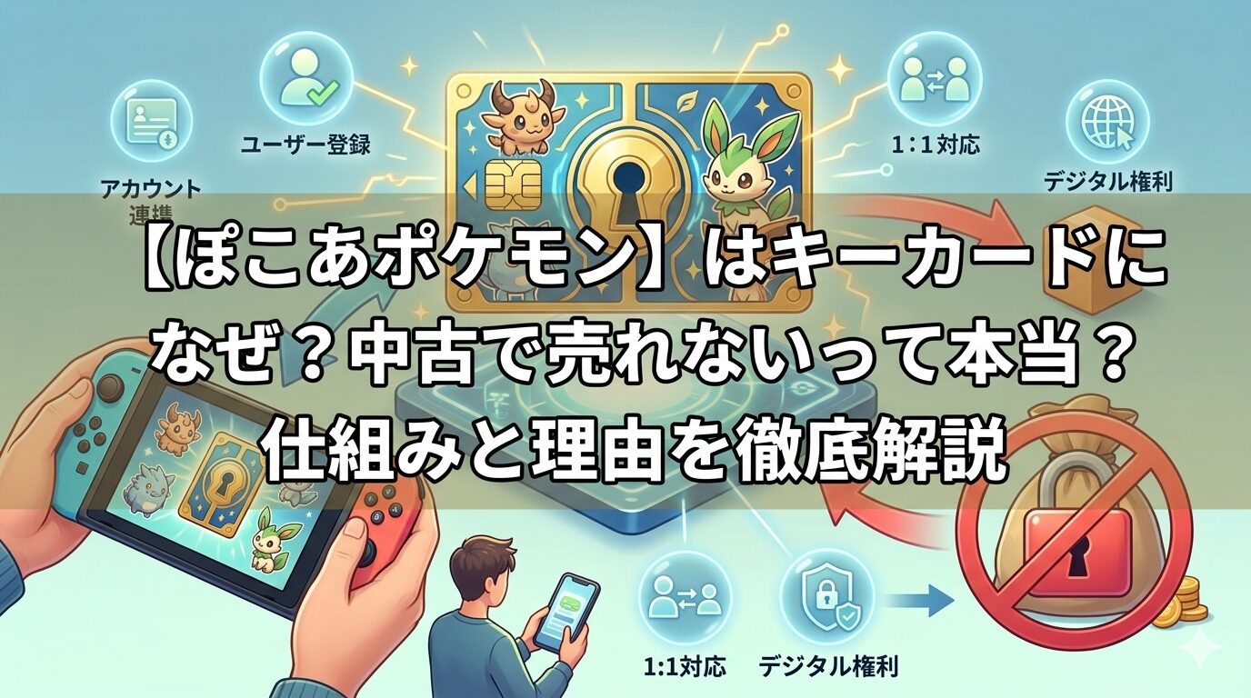 ぽこ あポケモン キーカード なぜ