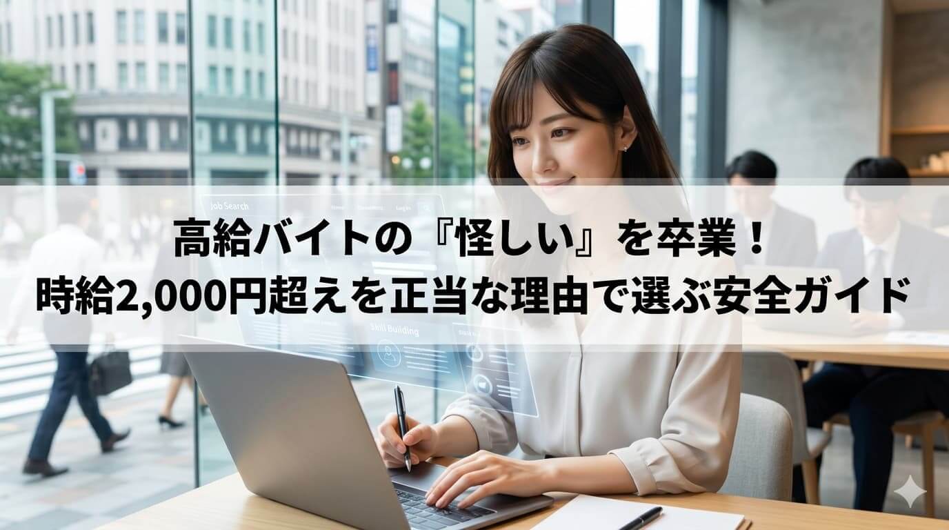 高給バイトの『怪しい』を卒業！