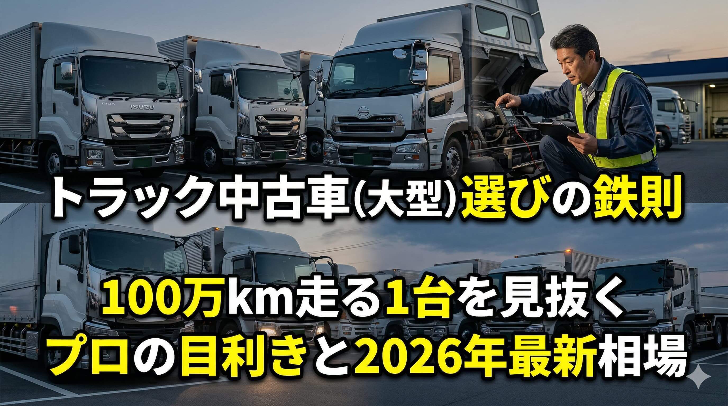 トラック中古車（大型）選びの鉄則