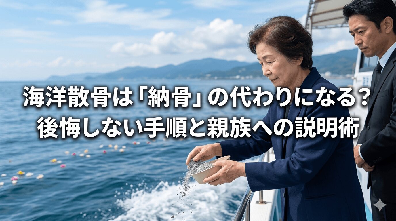 海洋散骨は「納骨」の代わりになる？