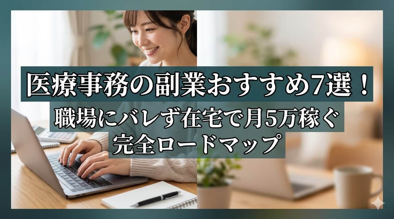 医療事務の副業おすすめ7選！