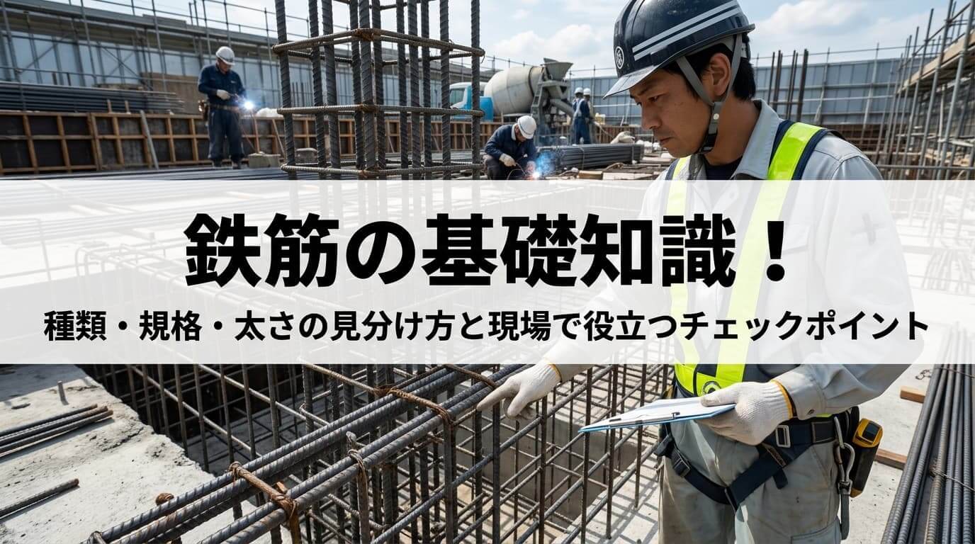 鉄筋の基礎知識！