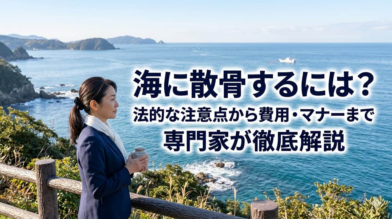 海に散骨するには？