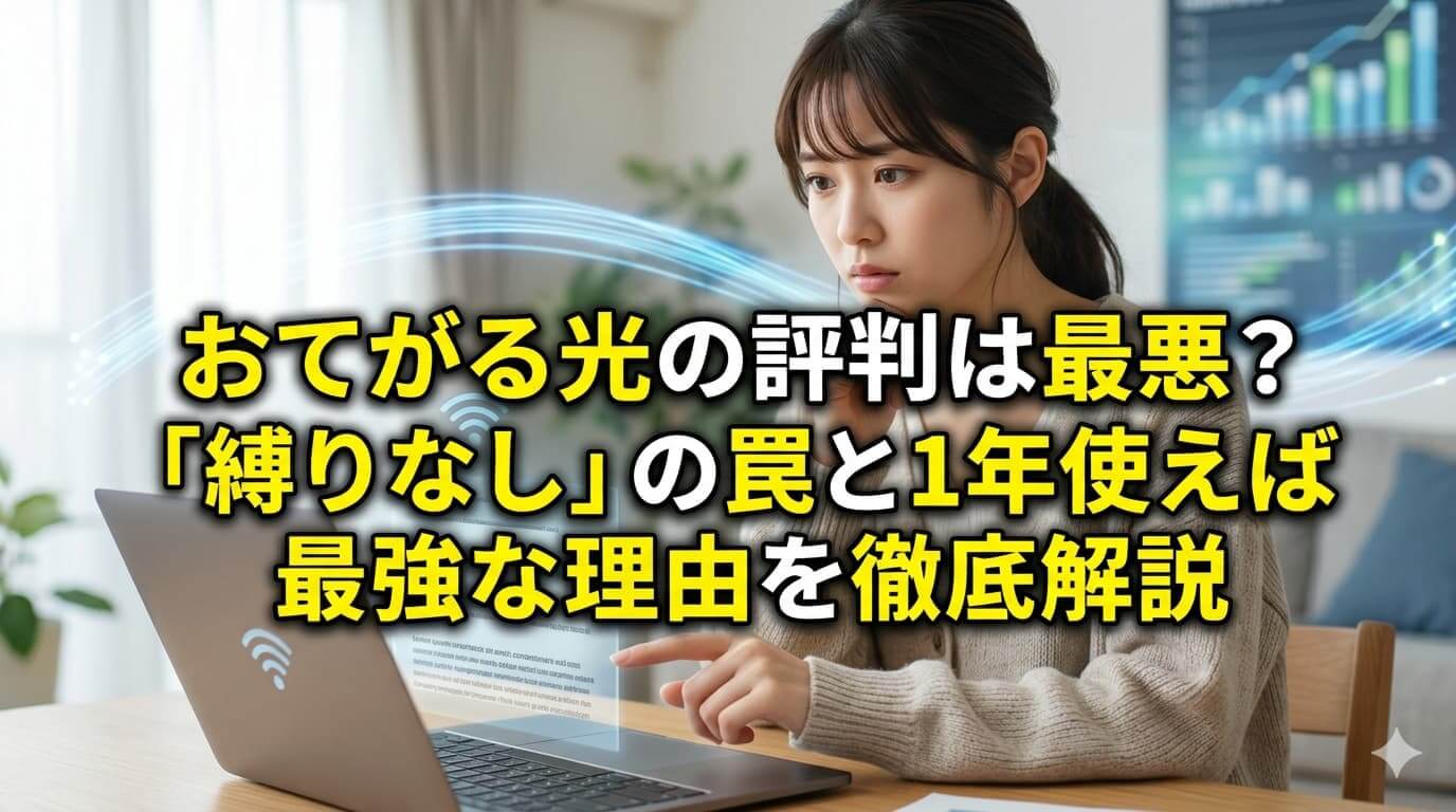 おてがる光の評判は最悪？