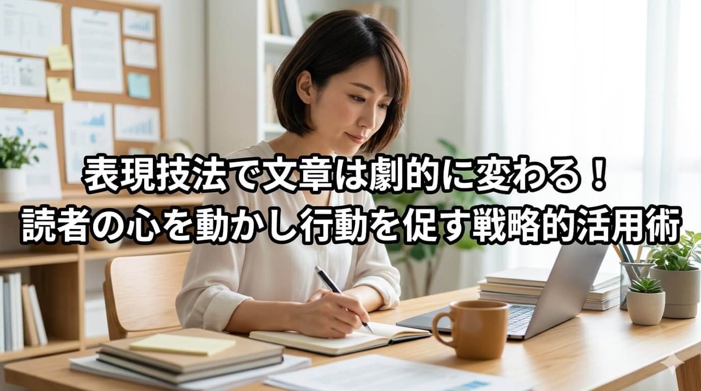 表現技法で文章は劇的に変わる！