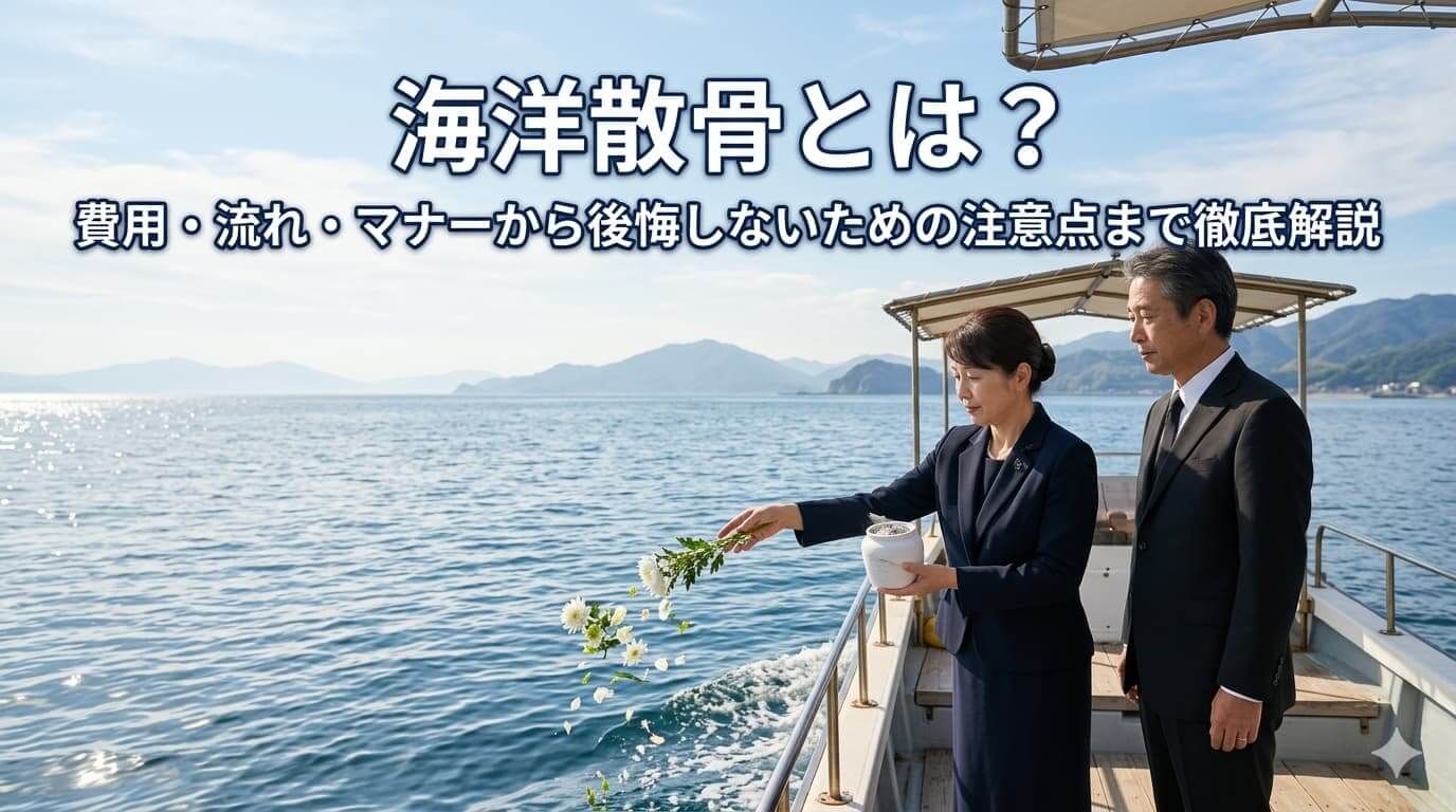 海洋散骨とは？