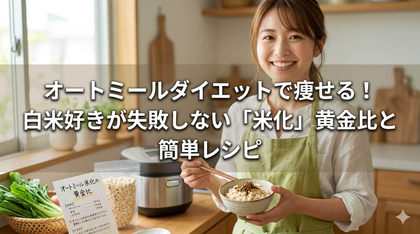 オートミールダイエットで痩せる！