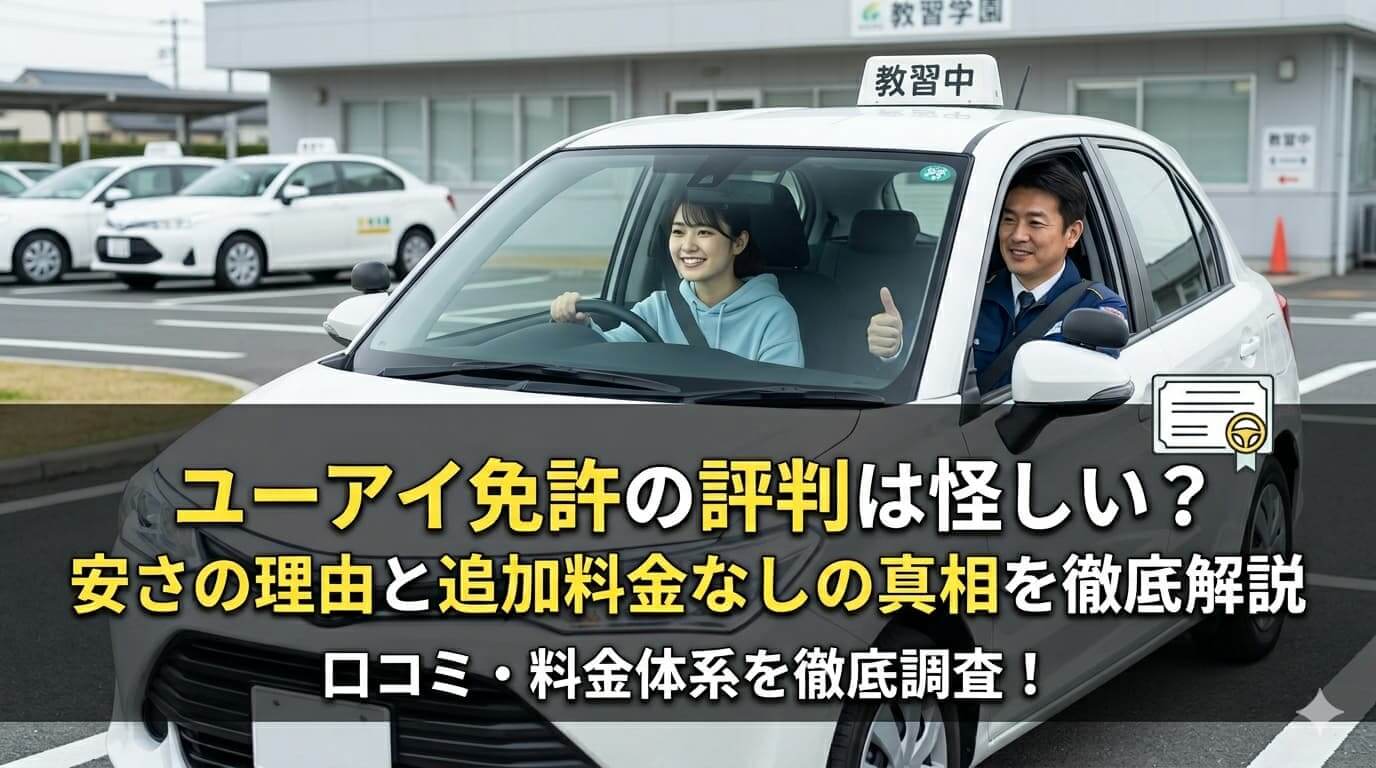 ユーアイ免許の評判は怪しい？