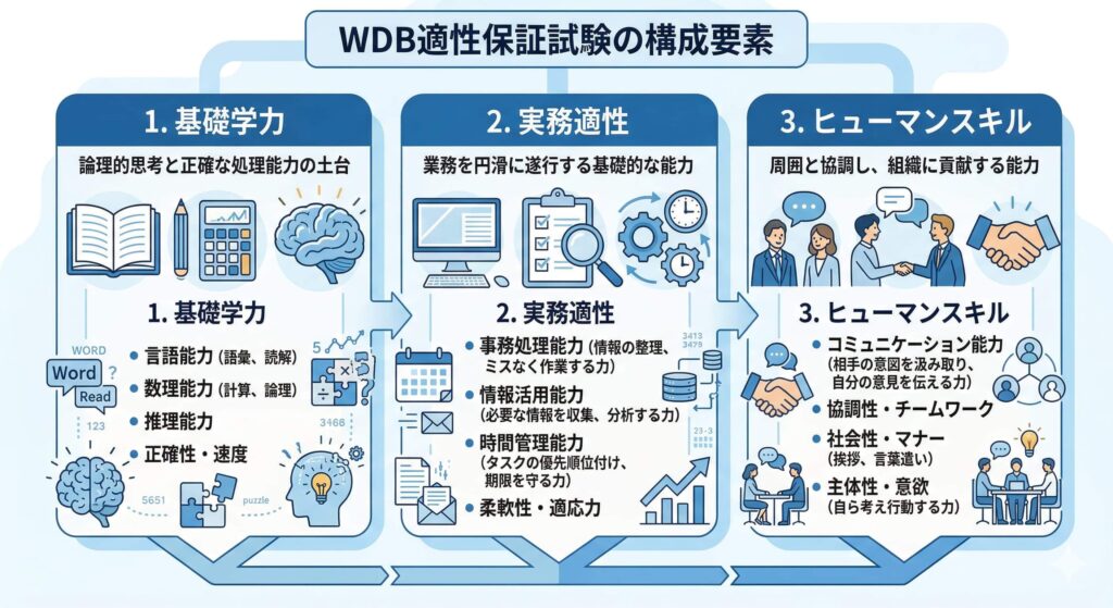 WDB適性保証試験の構成要素
