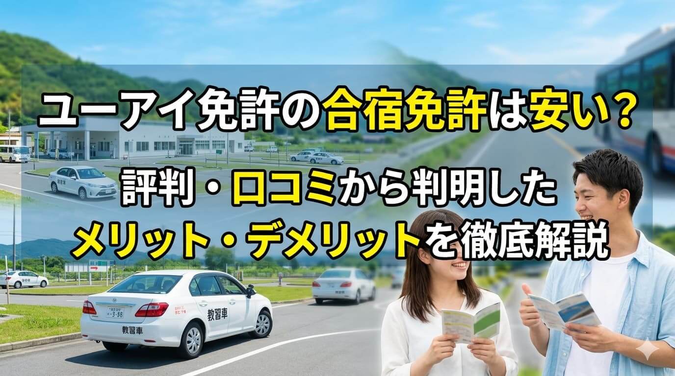 ユーアイ免許の合宿免許は安い？