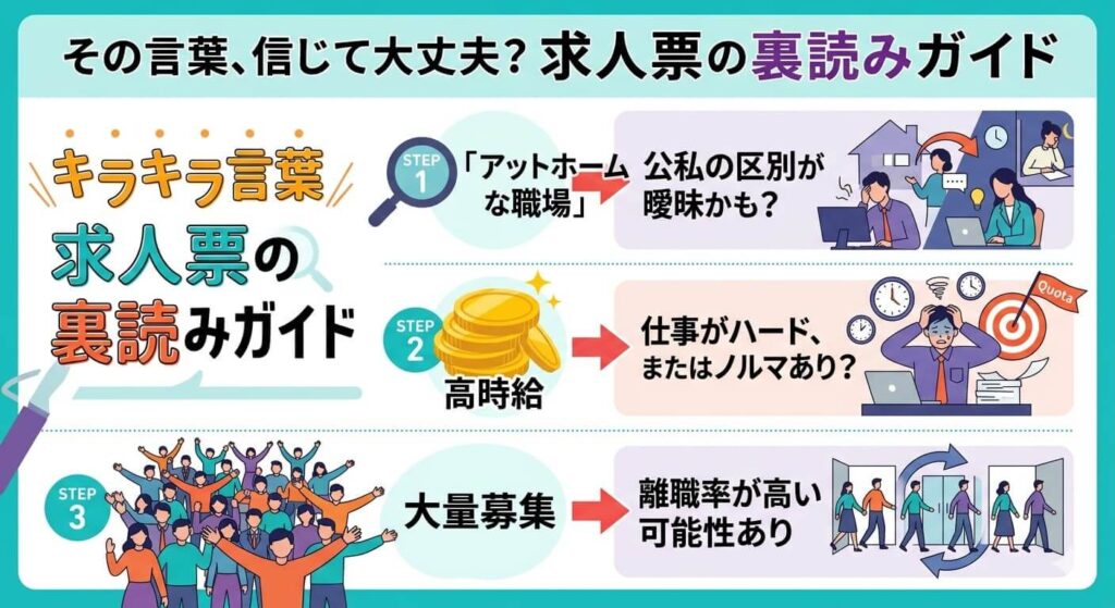 求人票の「キラキラワード」翻訳図鑑