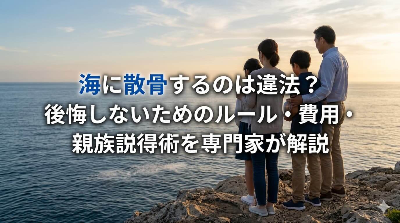 海に散骨するのは違法？