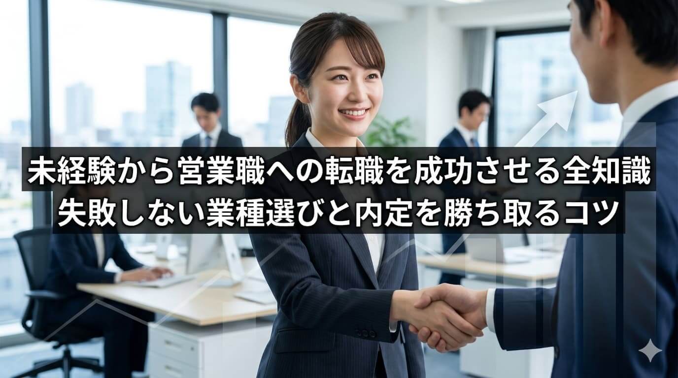 未経験から営業職への転職を成功させる全知識