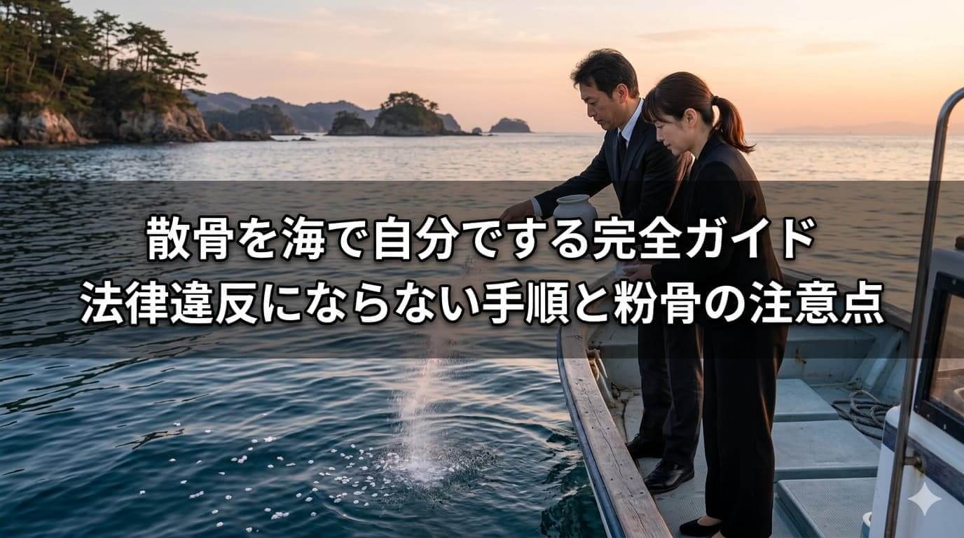 散骨を海で自分でする完全ガイド