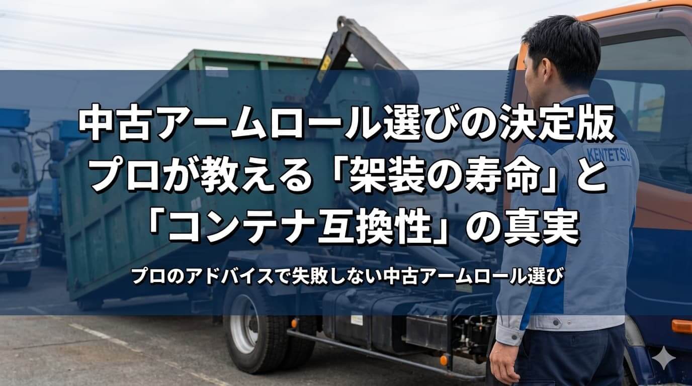 中古アームロール選びの決定版