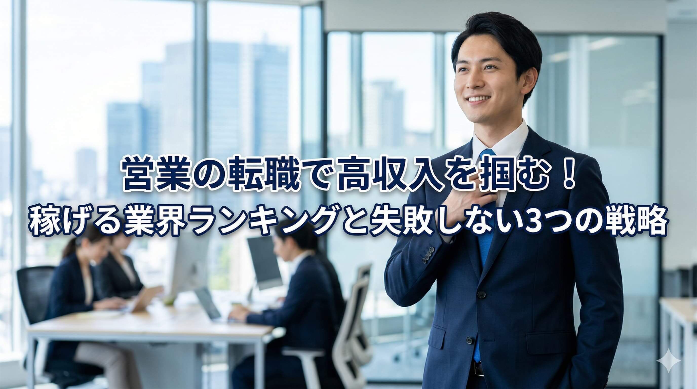 営業の転職で高収入を掴む！