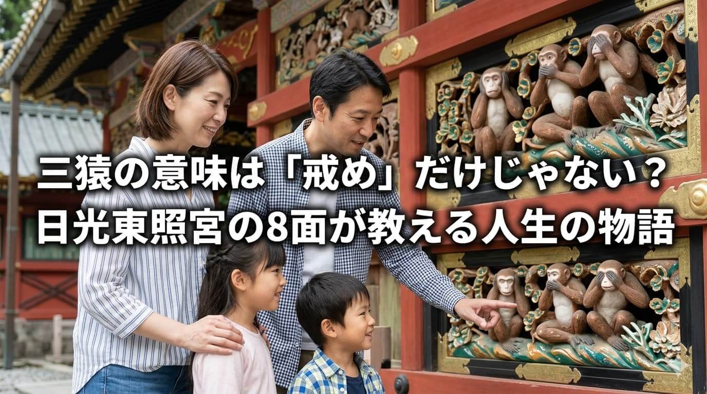 三猿の意味は「戒め」だけじゃない？