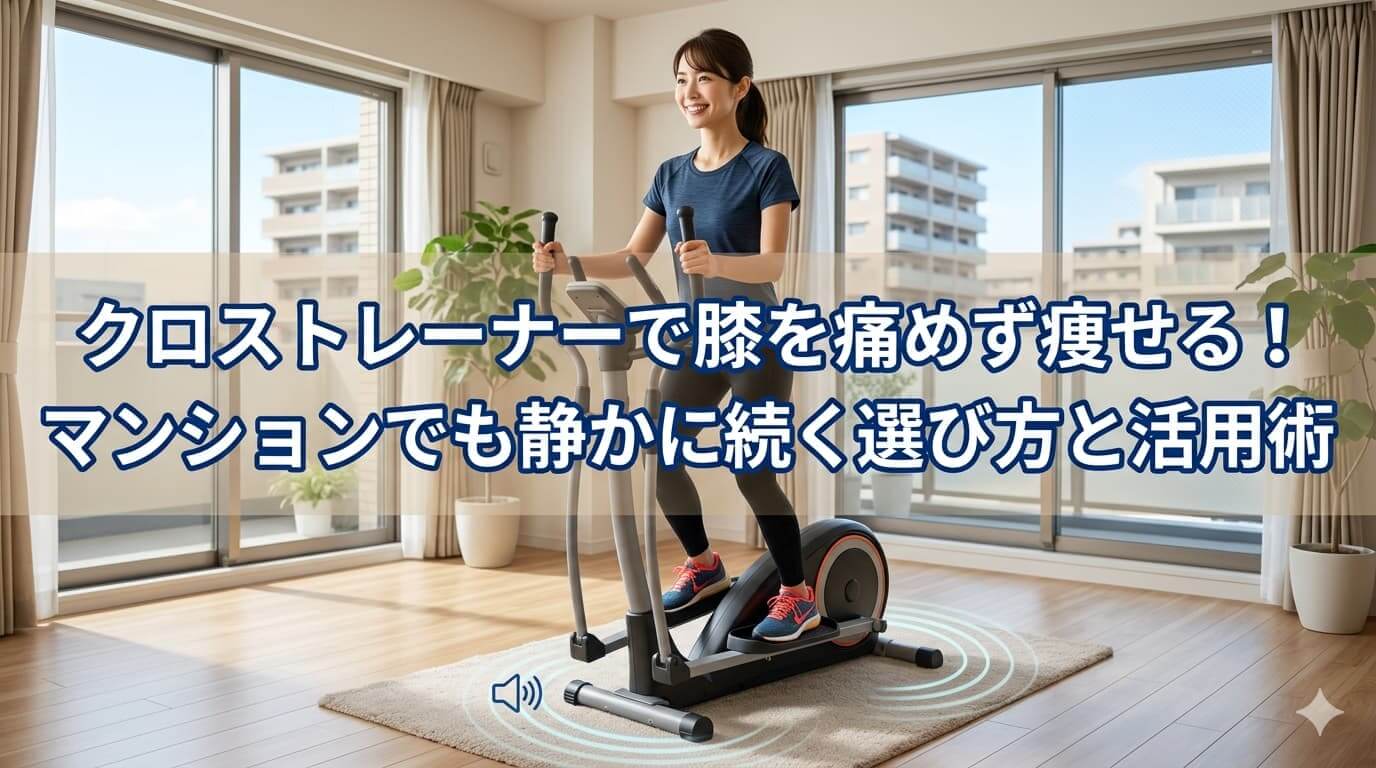 クロストレーナーで膝を痛めず痩せる！