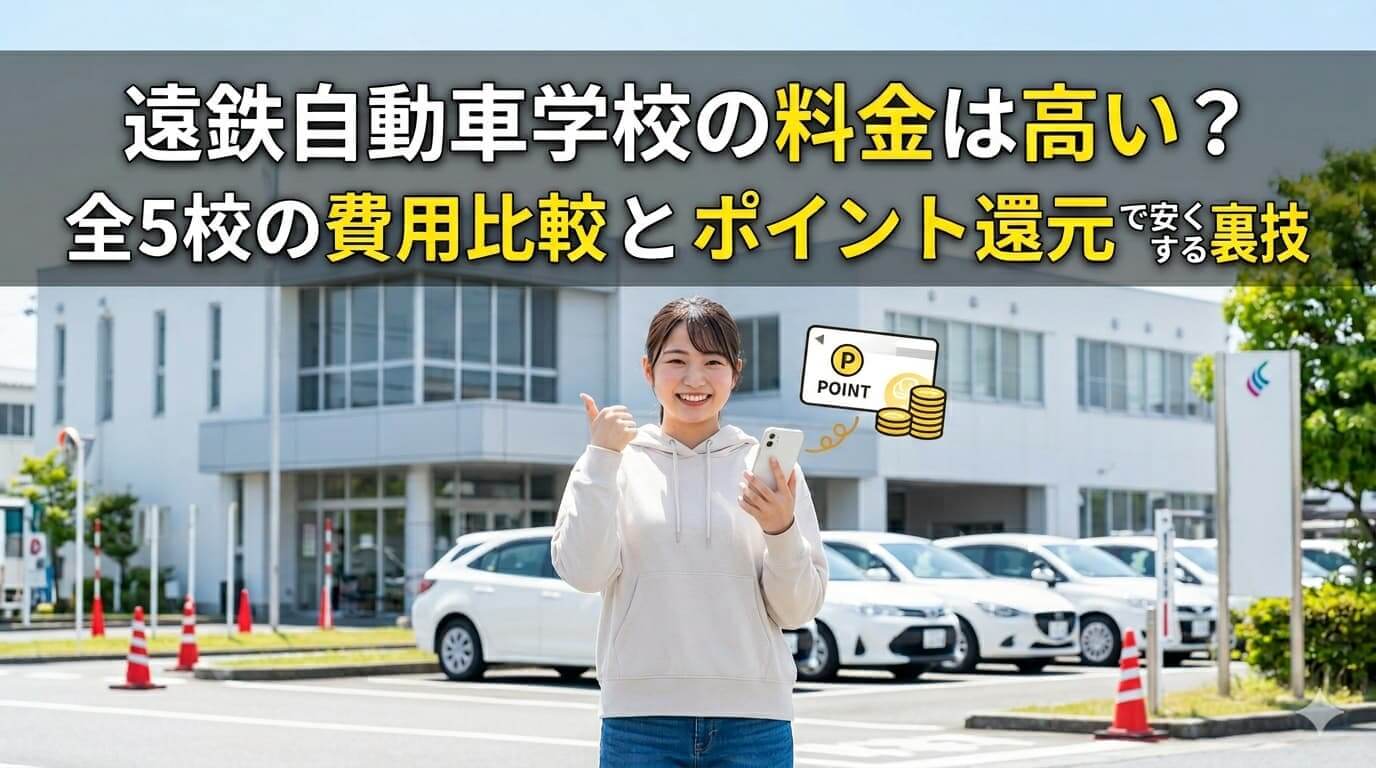 遠鉄自動車学校の料金は高い？