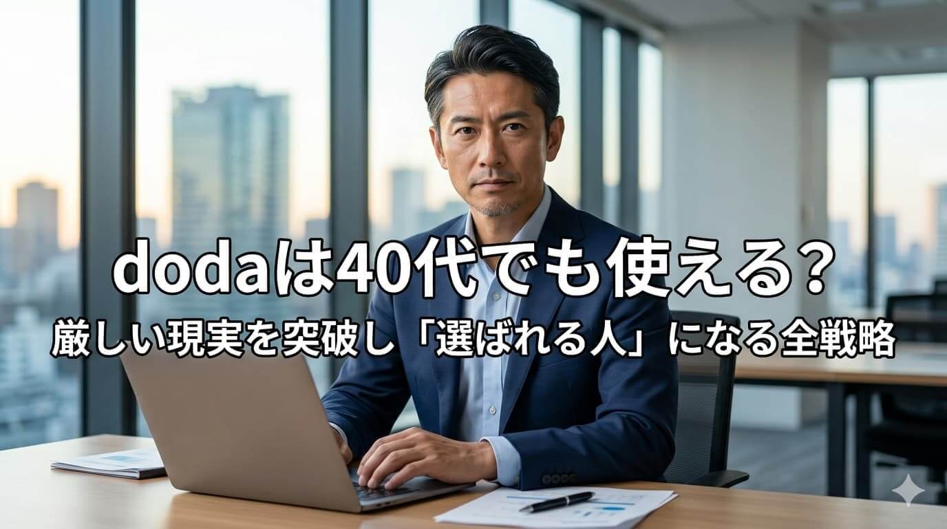 dodaは40代でも使える？