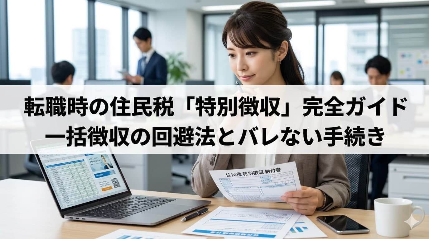転職時の住民税「特別徴収」完全ガイド