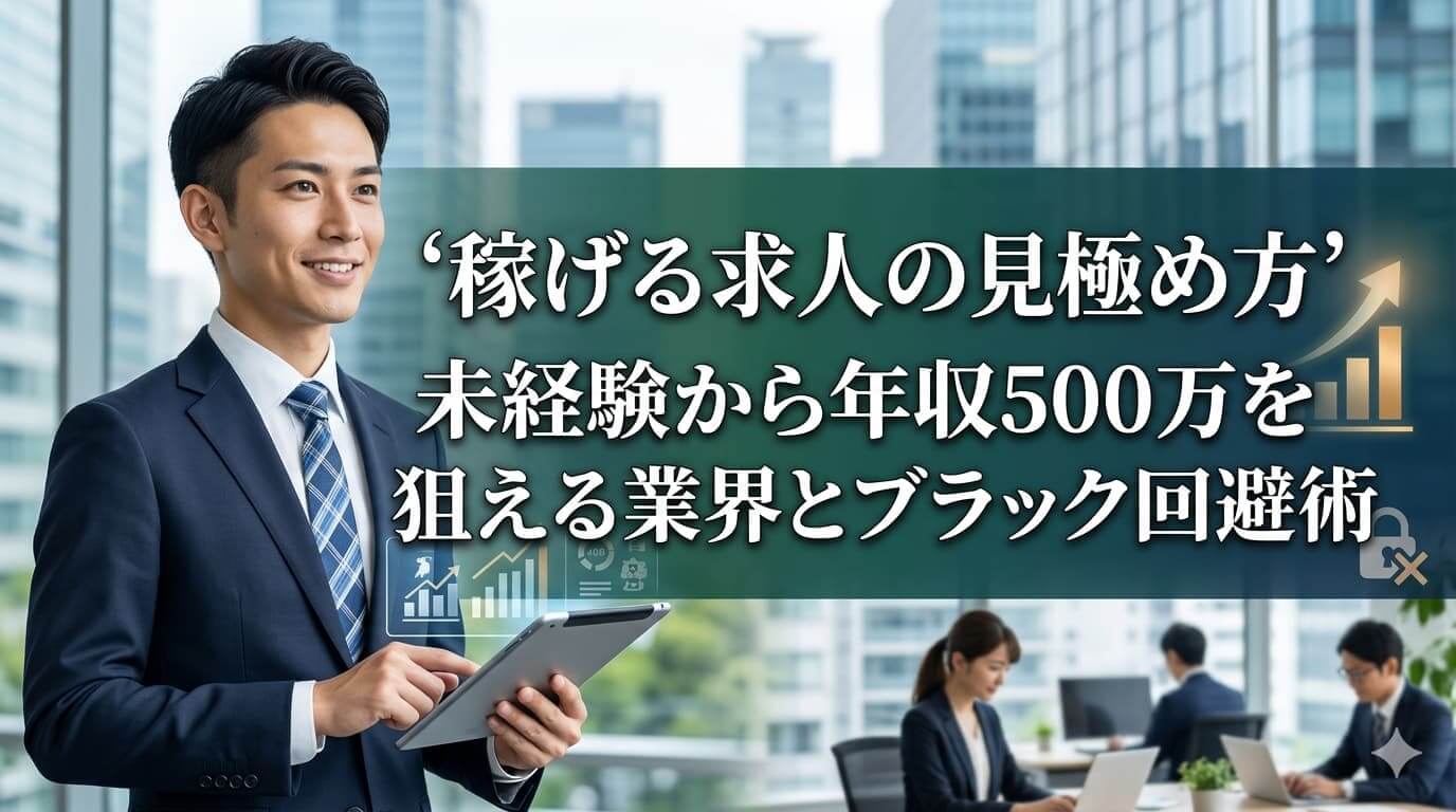 稼げる求人の見極め方