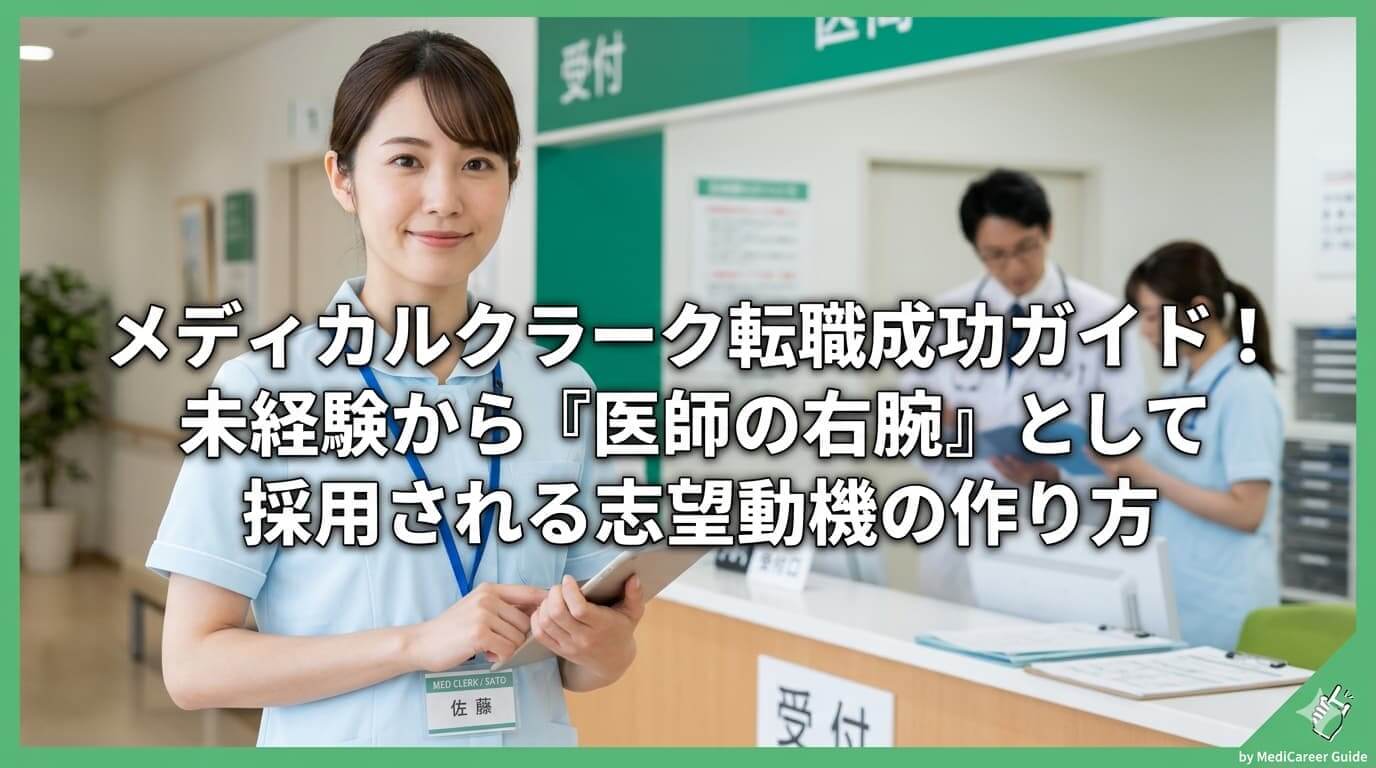 メディカルクラーク転職成功ガイド！