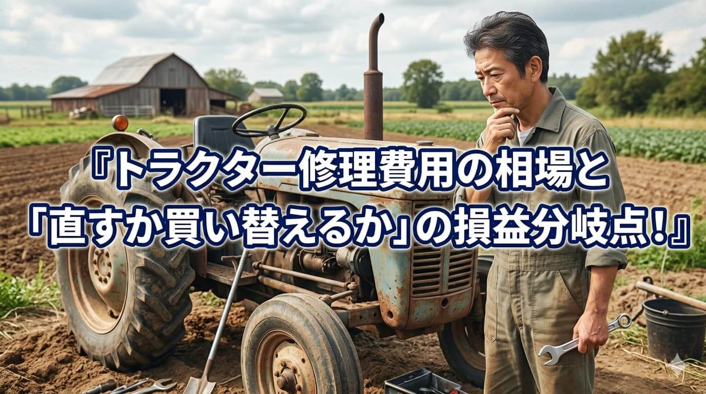 トラクター修理費用の相場