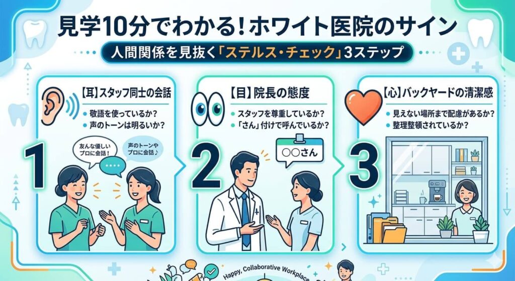 人間関係を見抜く「ステルス・チェック」3ステップ