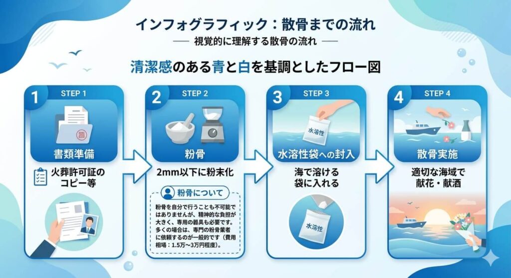 散骨までの流れ