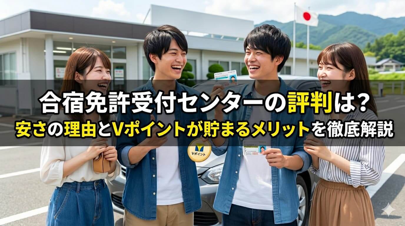 合宿免許受付センターの評判は？