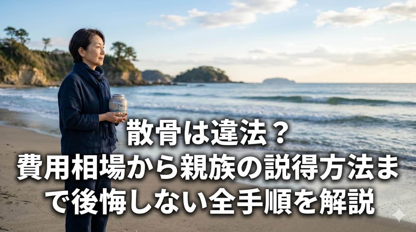 散骨は違法？