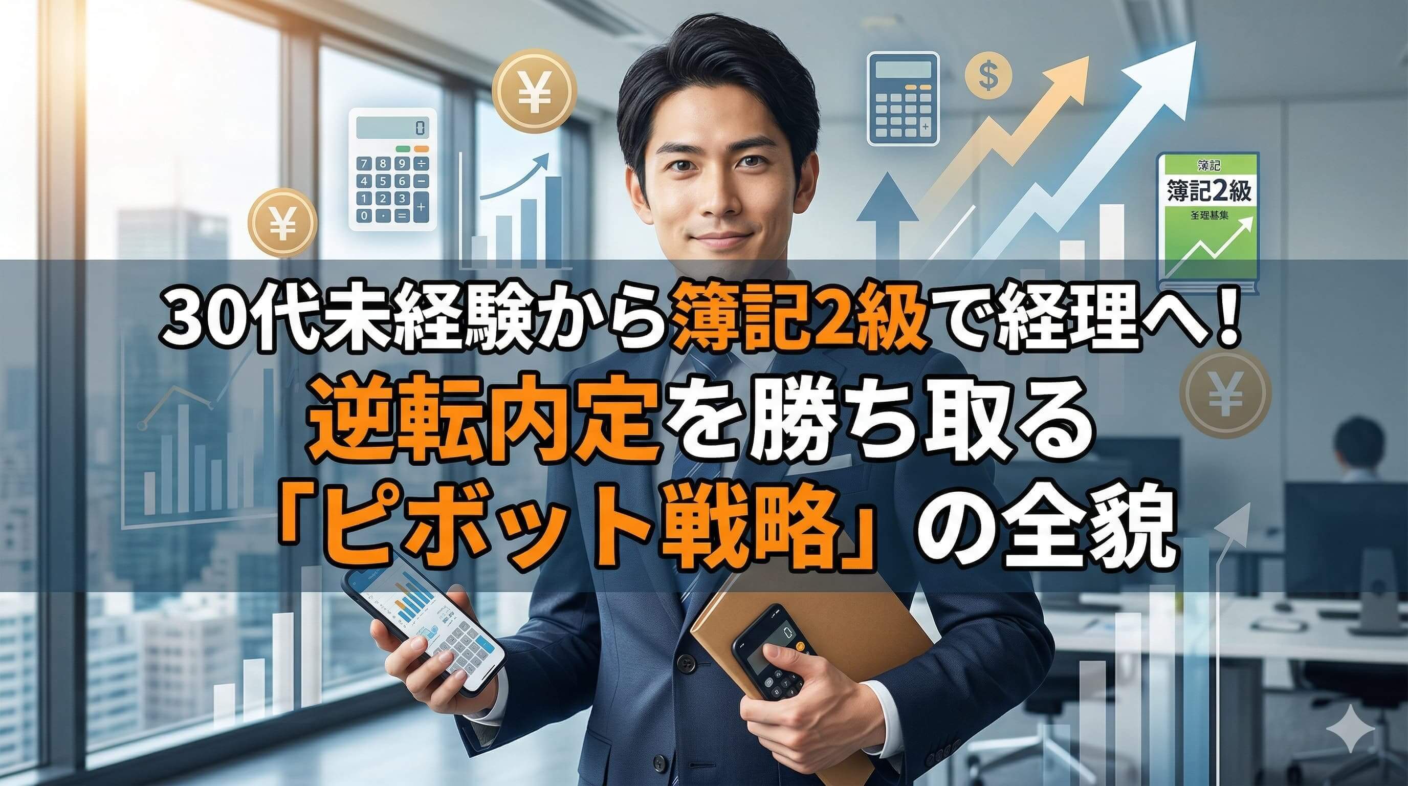 30代未経験から簿記2級で経理へ！
