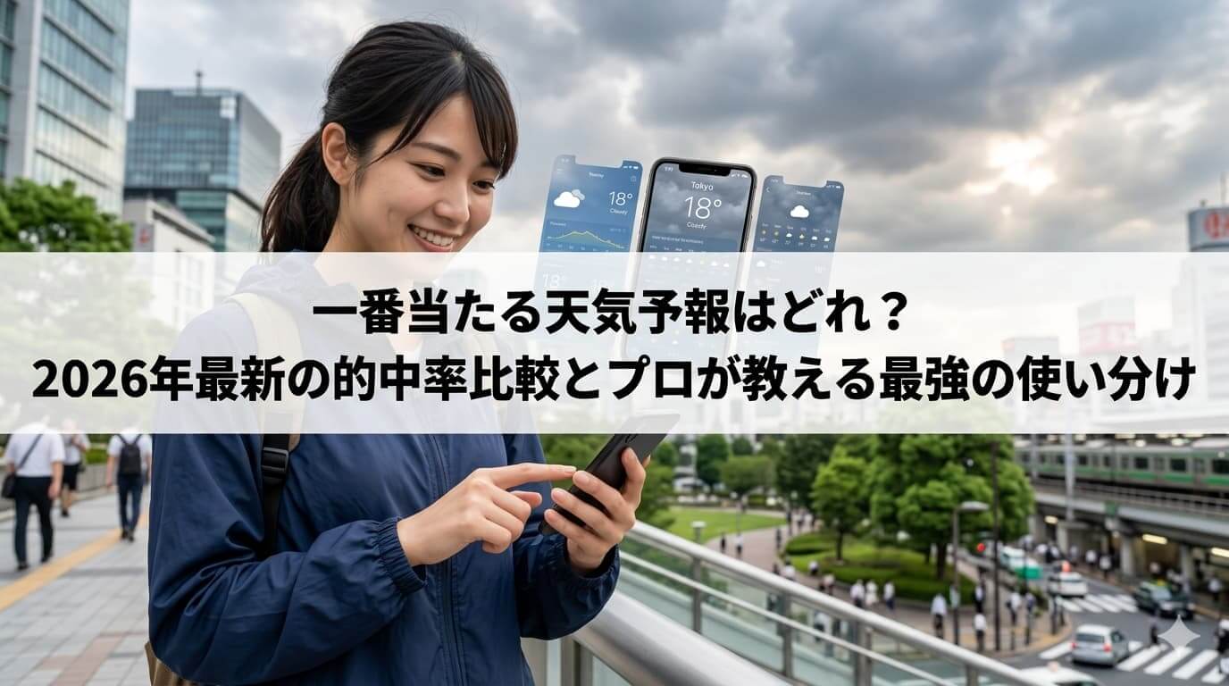 一番当たる天気予報はどれ？