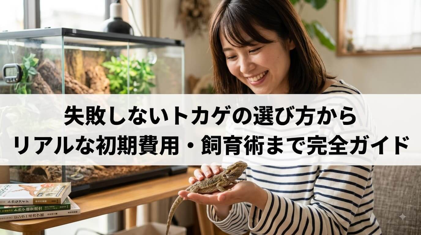 失敗しないトカゲの選び方から リアルな初期費用・飼育術まで完全ガイド