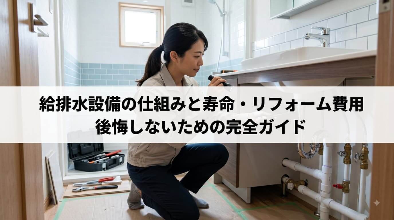 給排水設備の仕組みと寿命・リフォーム費用 後悔しないための完全ガイド