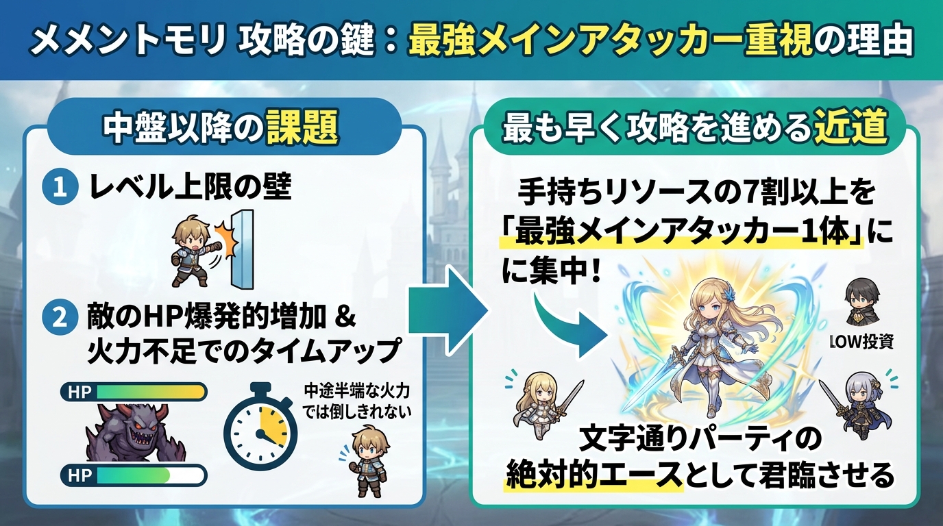 メメントモリ最強キャラランキング！育成優先度と無課金攻略のインフォグラフィック1