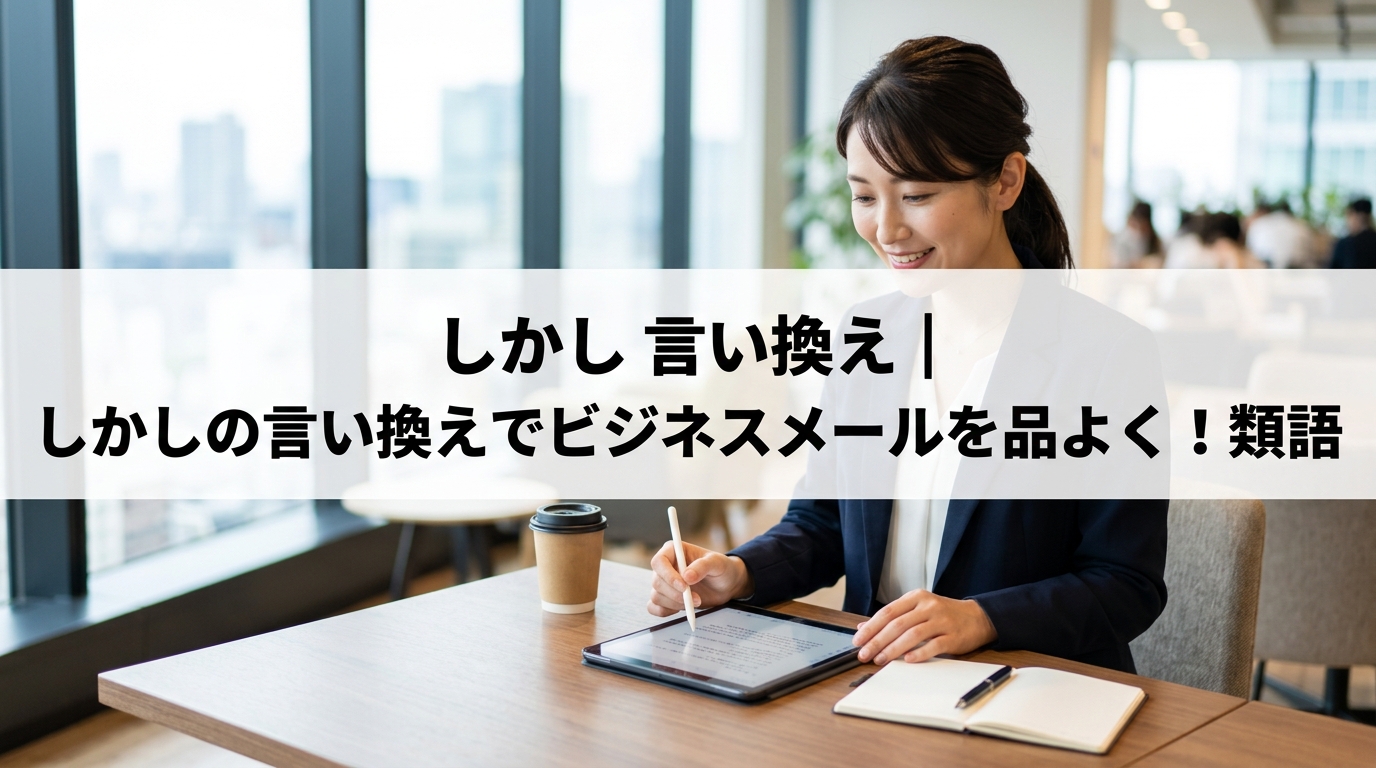 しかし 言い換え｜しかしの言い換えでビジネスメールを品よく！類語