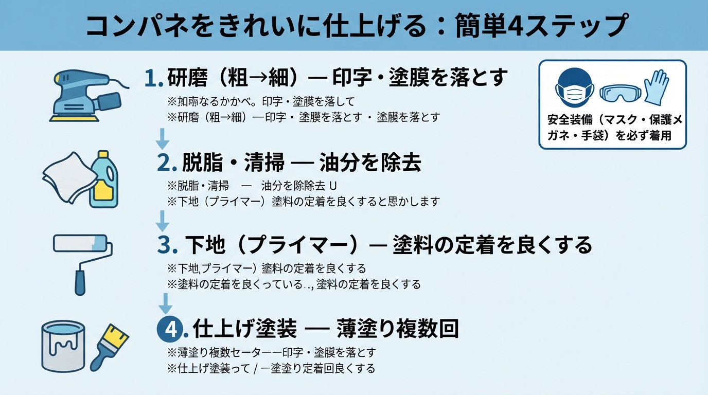 コンパネとは？DIYでの使い方や普通合板との違いを解説のインフォグラフィック1