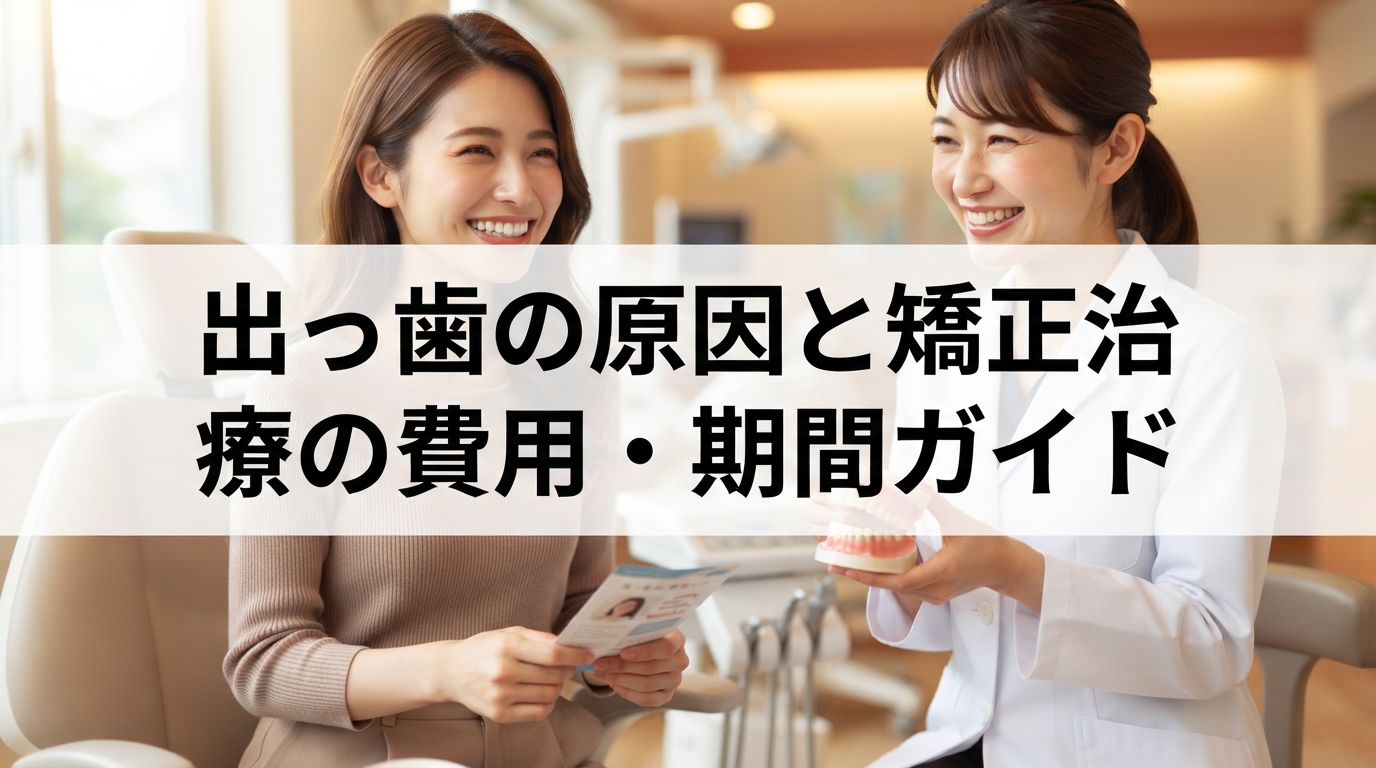 出っ歯の原因と矯正治療の費用・期間ガイド