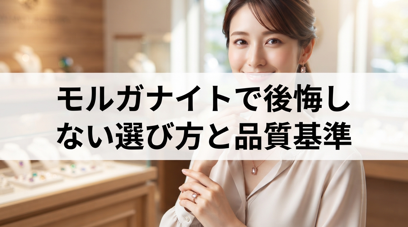 モルガナイトで後悔しない選び方と品質基準