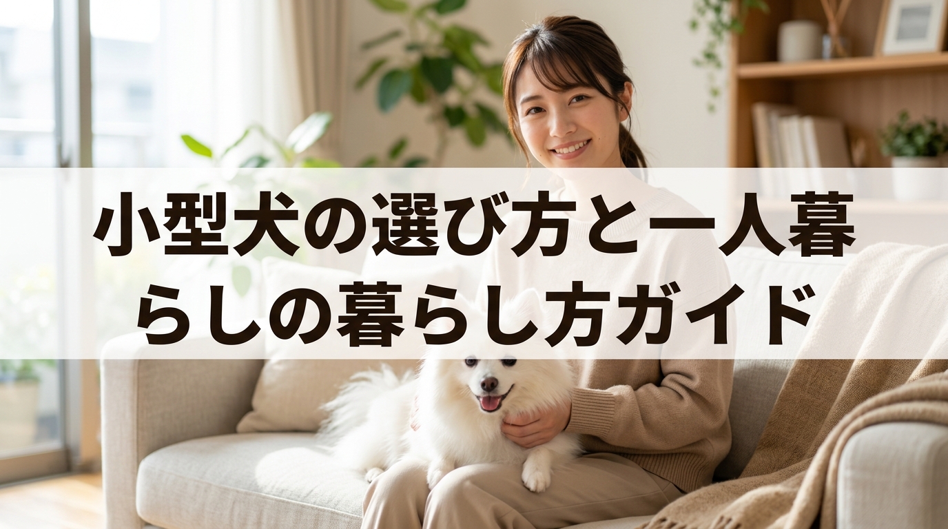 小型犬の選び方と一人暮らしの暮らし方ガイド