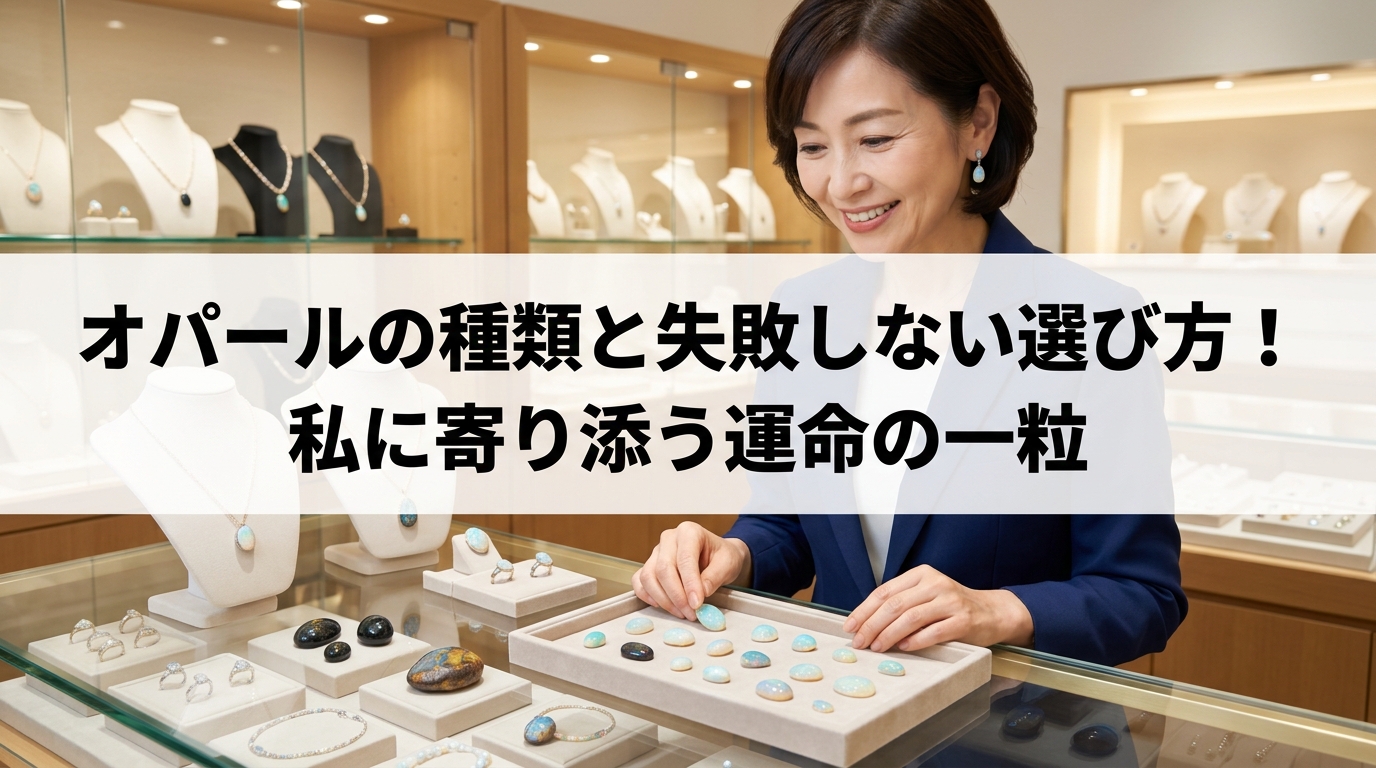 オパールの種類と失敗しない選び方！私に寄り添う運命の一粒