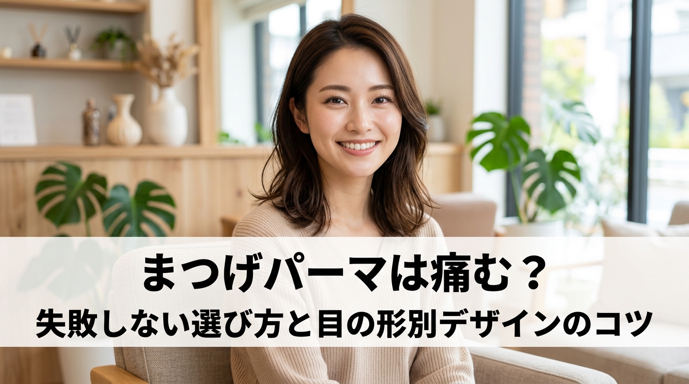 まつげパーマは痛む？失敗しない選び方と目の形別デザインのコツ