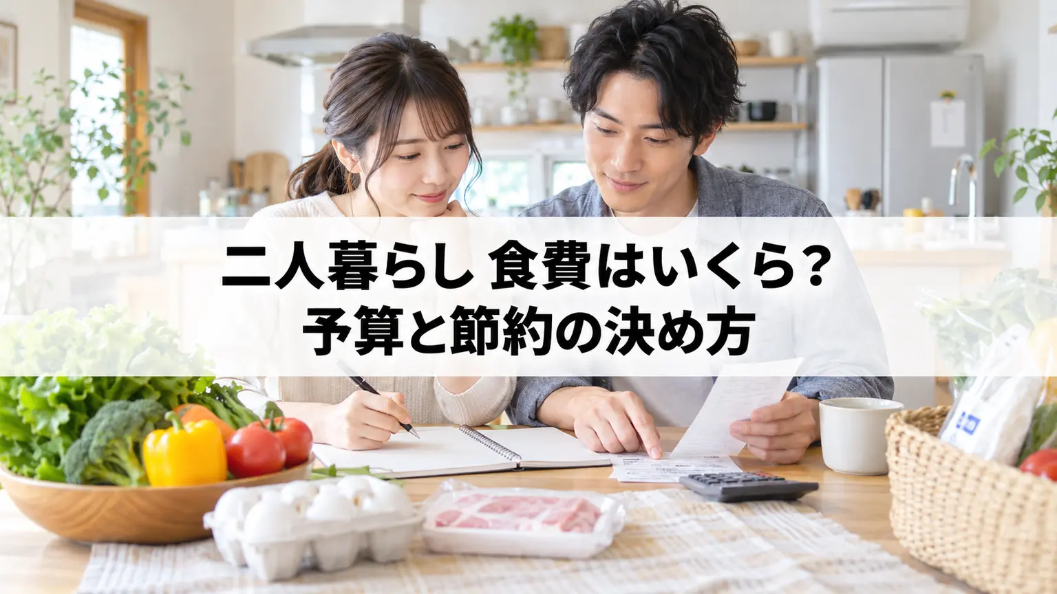 二人暮らし 食費はいくら？予算と節約の決め方